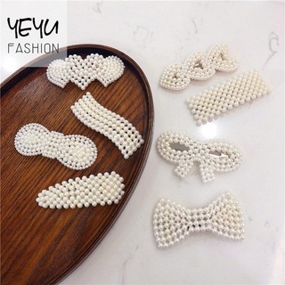 Kẹp tóc nữ đính ngọc trai xinh xắn