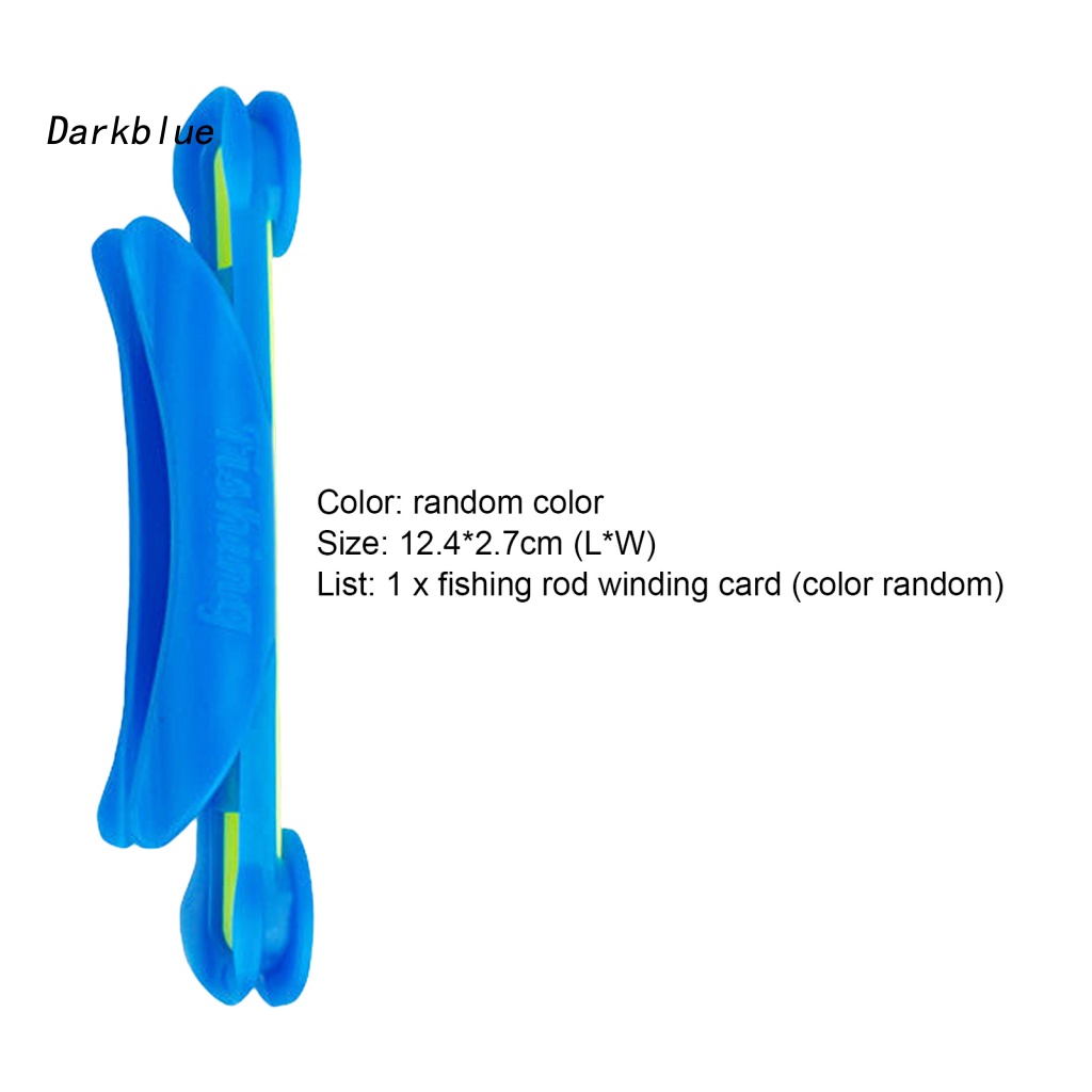 Thẻ Quấn Dây Câu Cá Chống Mài Mòn Màu Sắc Ngẫu Nhiên