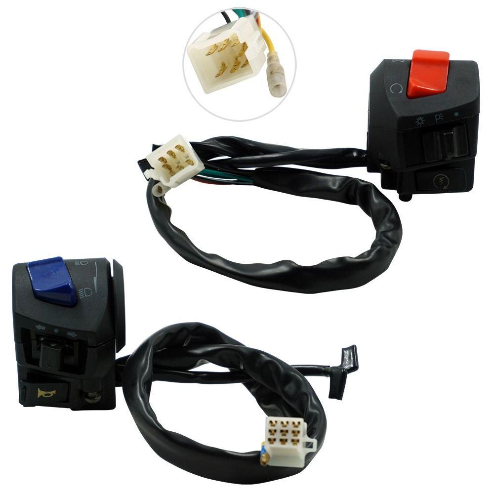 JONYE Phụ Kiện Công Tắc Đèn Báo Gắn Tay Lái Xe Máy Scooter