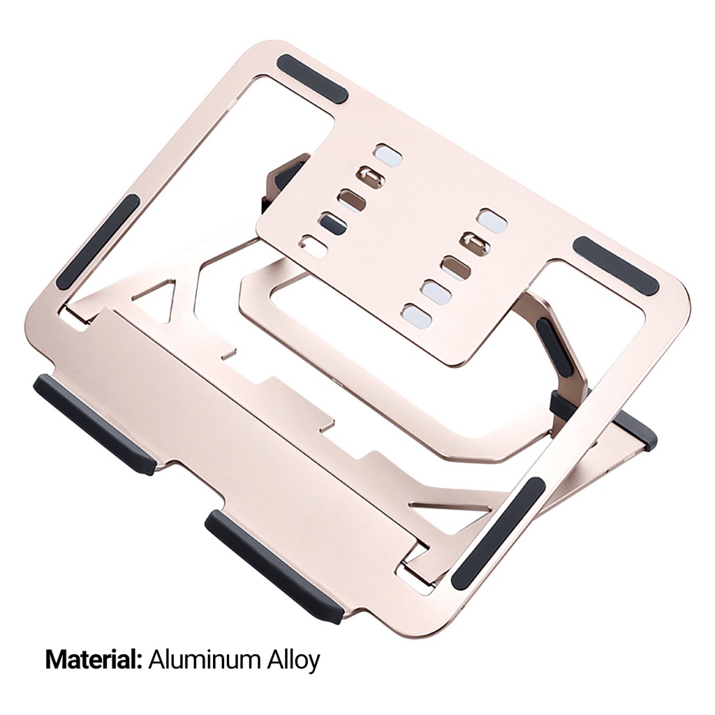 Giá Đỡ Laptop Bằng Hợp Kim Nhôm Họa Tiết Hoa Hướng Dương Sức Chứa Lớn