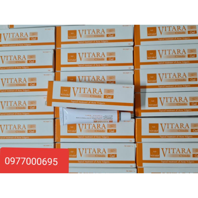 VITARA CLINDA GEL - Kem dưỡng da giảm m ụn