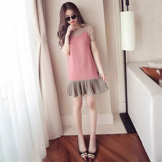 ORDER Váy suông đuôi xếp li hàng Quảng Châu