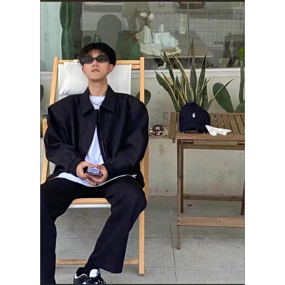 CROPPED JACKET - Áo khoác khaki lót dù streetwear nam nữ