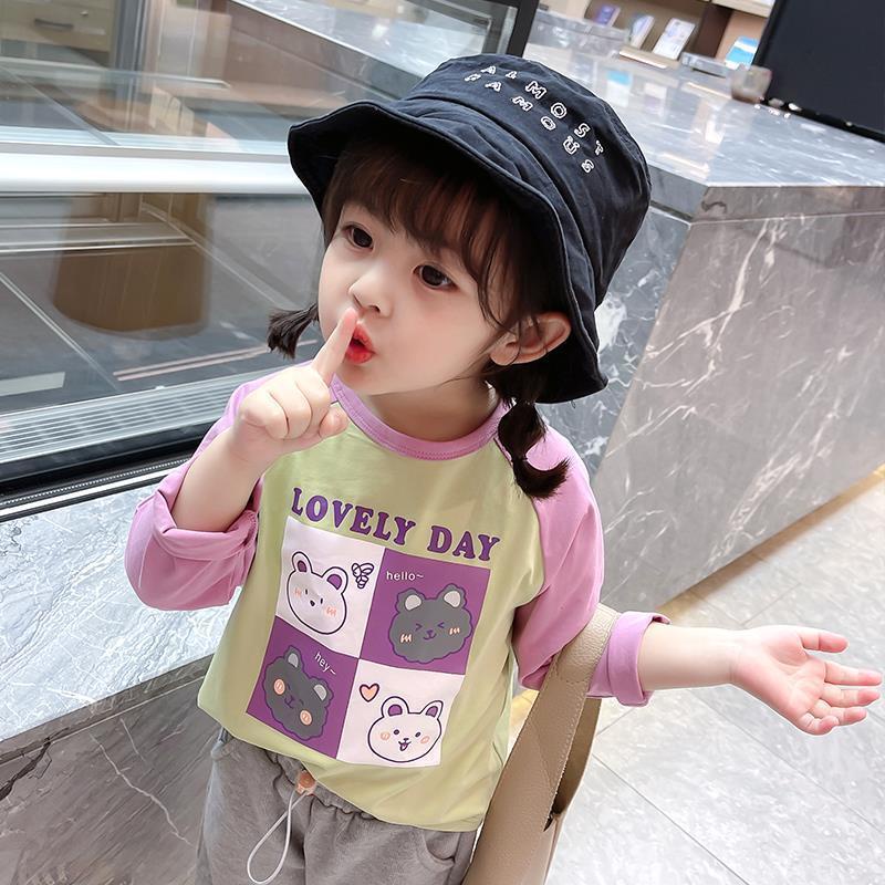 Hàng Mới Về Áo Thun Tay Dài Chất Liệu Cotton Thời Trang Xuân Thu 2023 Phong Cách Hoạt Hình Dễ Thương Cho Nữ