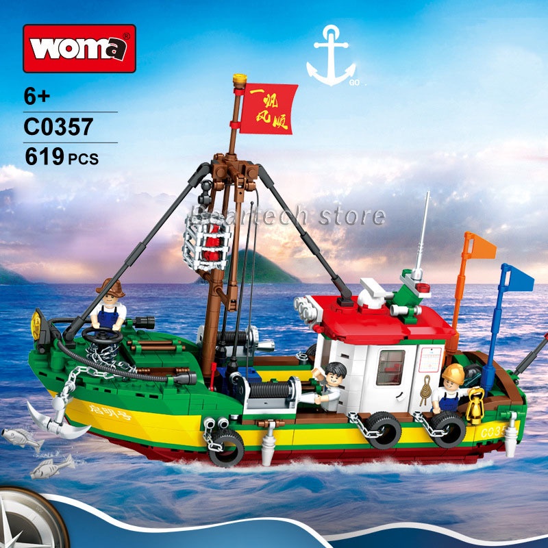 Đồ Chơi Thuyền Câu Cá Chất Lượng Cao