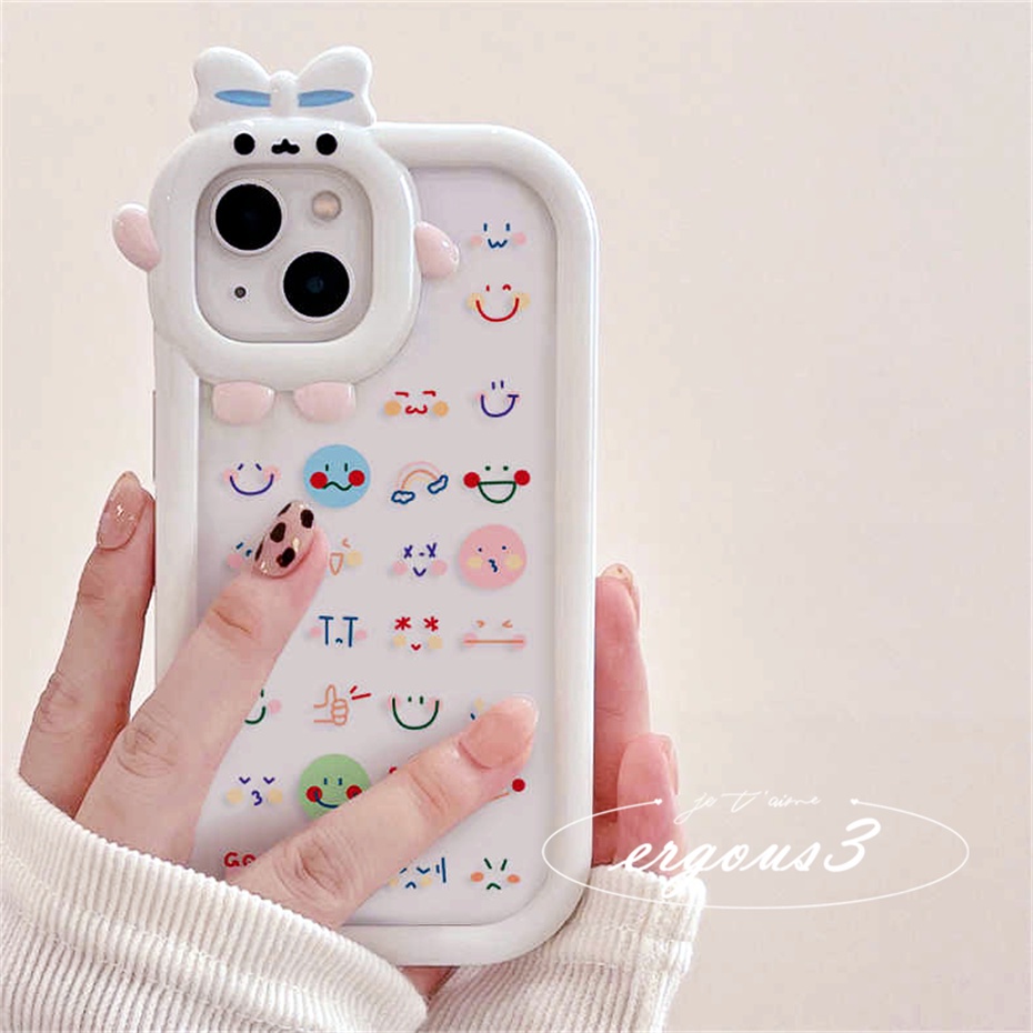 Ốp Điện Thoại Mềm Hình Biểu Tượng Cảm Xúc Cho iPhone 14 13 12 11 Pro Max Se2020 X Xr Xs Max 7 8 Plus
