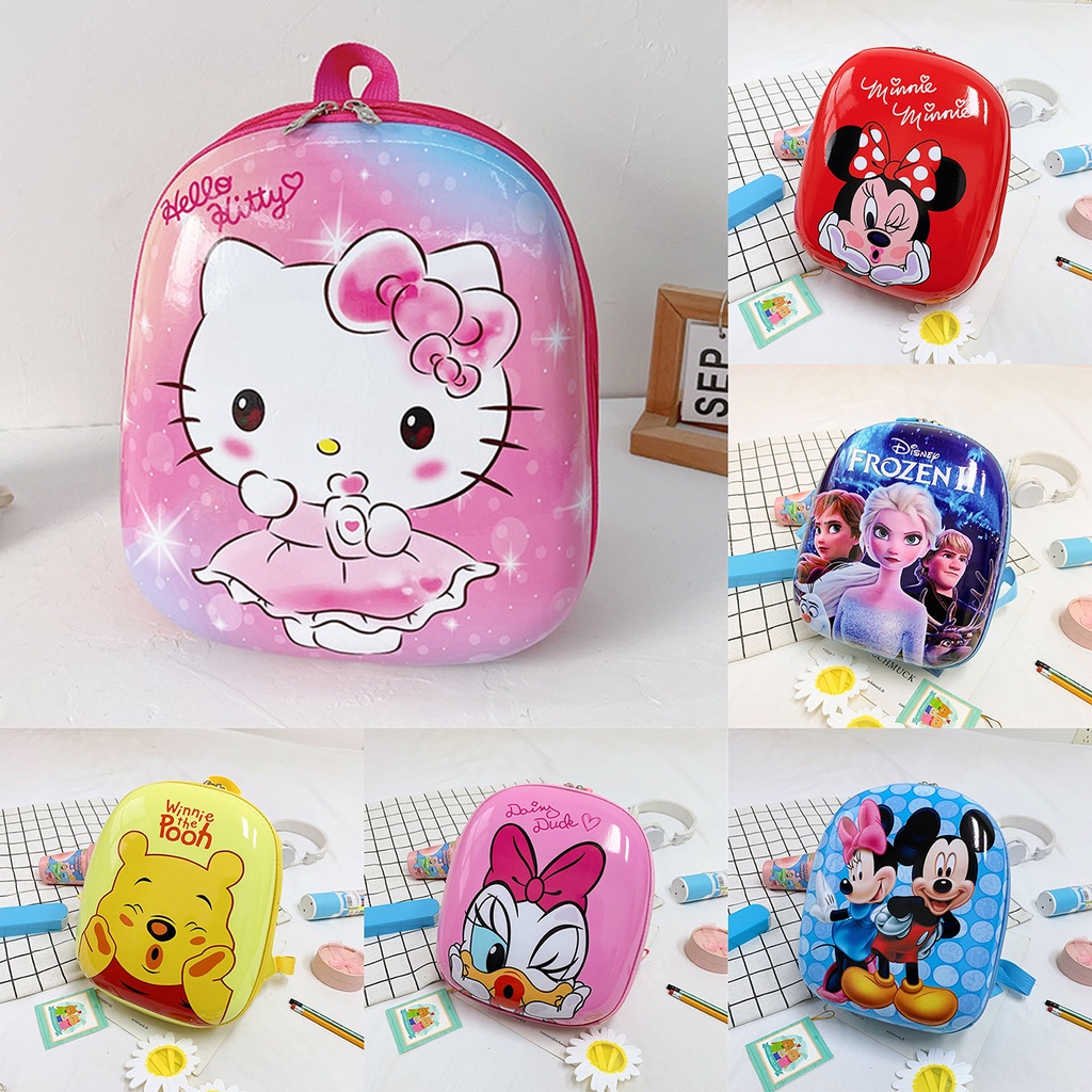 Ba lô Hello Kitty, Doraemon cho bé mẫu giáo Ba lô trứng cho bé