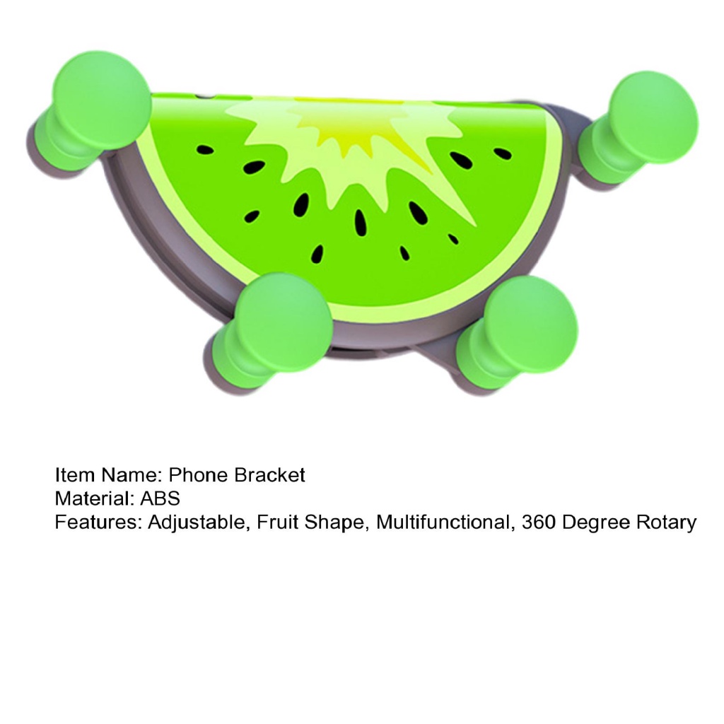 Giá Đỡ Điện Thoại Chống Sốc Chống Trượt Hình Hoa Hướng Dương / Trái Cây Hoạt Hình Có Thể Điều Chỉnh Cho Xe Hơi