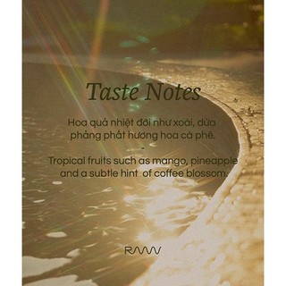 Cà Phê Trạm Hành Espresso Blend RAAW Coffee
