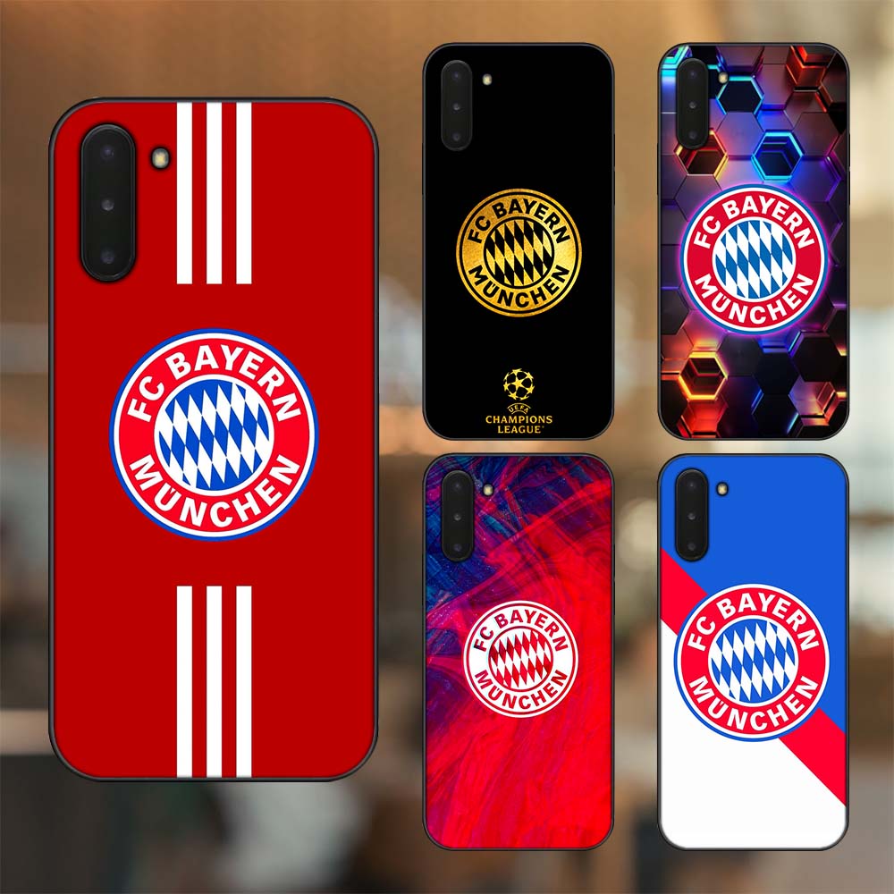 Ốp lưng Samsung Note 10 viền đen in hình CLB Bóng Đá Bayer Munich