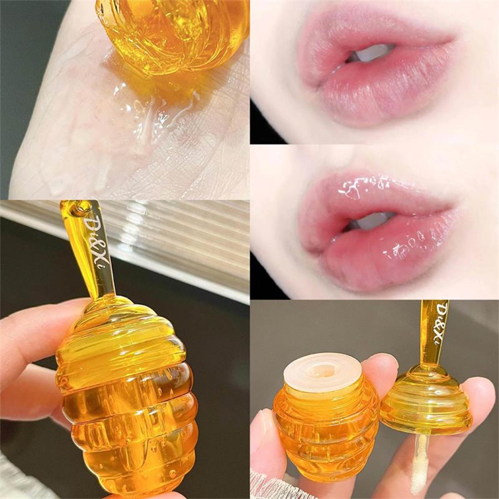 Son Môi Kiêm Son Lót Dưỡng Ẩm Hương Mật Ong Kèm Cọ Tiện Dụng