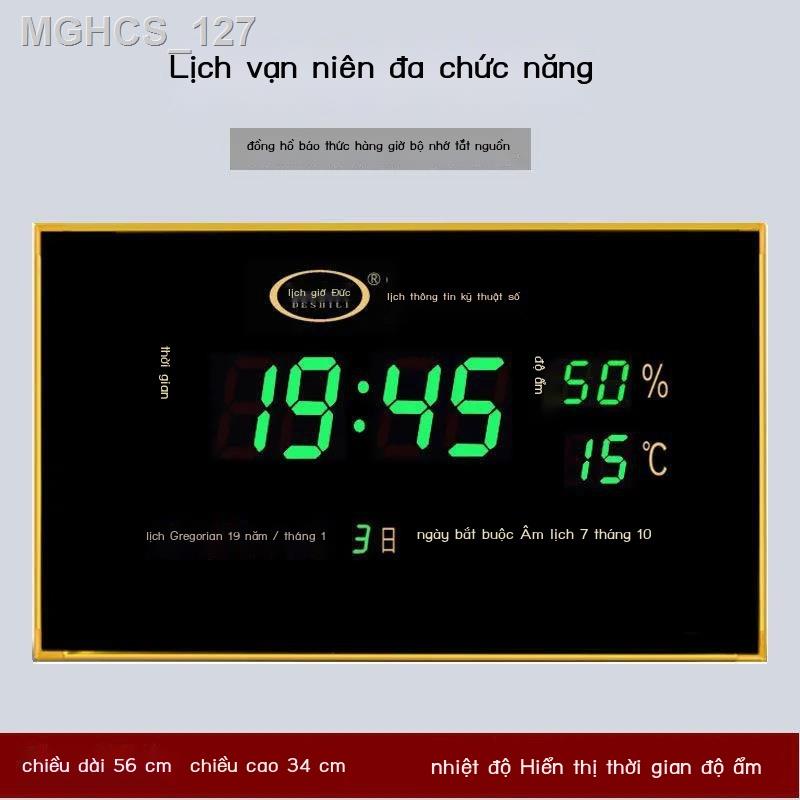 № ✓ Thời gian đức đồng hồ lịch đồng hồ treo tường lịch vạn niên đồng hồ điện tử phòng khách đồng hồ treo tường nhà lịch