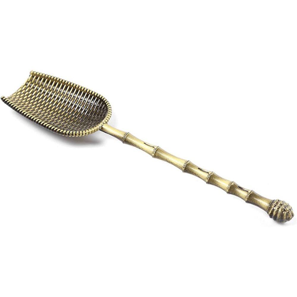 Muỗng Múc Trà Bằng Kim Loại Phong Cách Cổ Điển