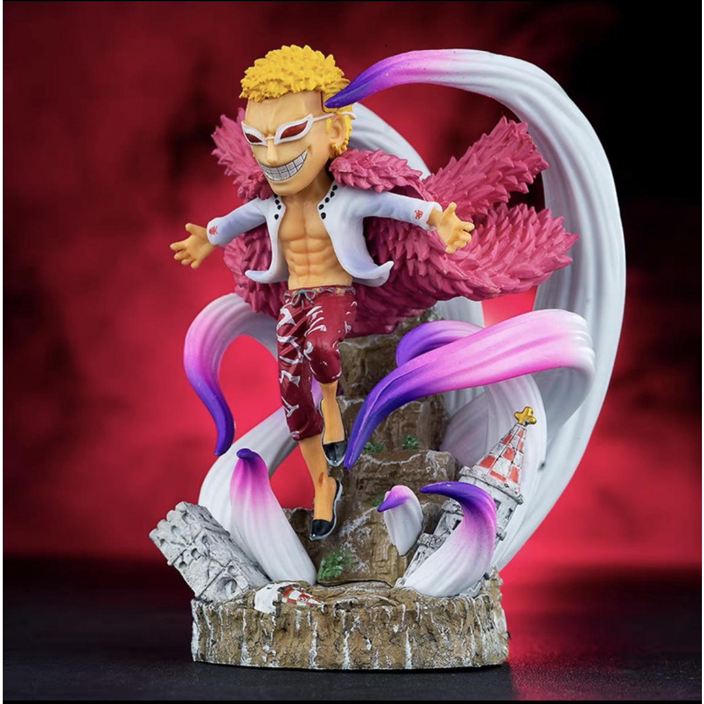 Mô hình One Piece Doflamingo Chibi cao 12 cm phiên bản mới nhất, Figure One Piece giá rẻ