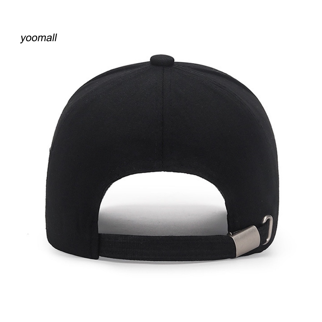 / Yo / Mũ Lưỡi Trai Điều Chỉnh Được Màu Trơn Trang Trí Mùa Hè Dành Cho Nam