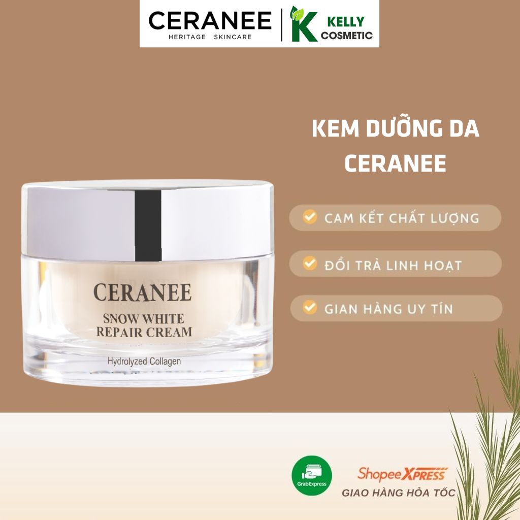 Kem Dưỡng Da Ceranee Chính Hãng Phục Hồi Da Dưỡng Ẩm Trắng Da Filler Căng Bóng Chuẩn Hàn,Chống Lão Hóa Mờ Thâm Xóa Nhăn