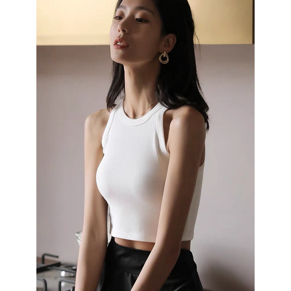 Áo Ba Lỗ Nữ SALE Áo Croptop đen trắng Thun Body chất liệu nhập khẩu cao cấp Dáng Ôm Siêu Đẹp ailee.st
