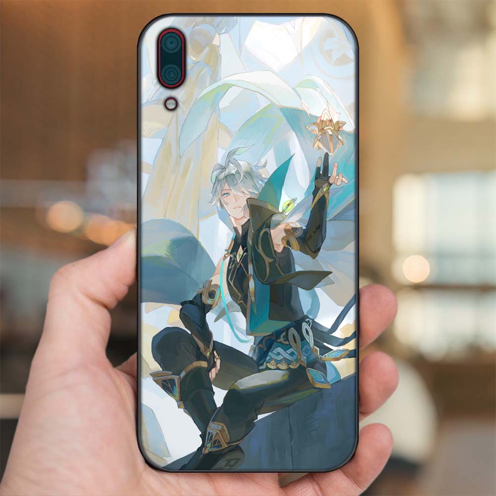 Ốp lưng Huawei Y7 Pro 2019 viền đen in hình Alhaitham Genshin Impact