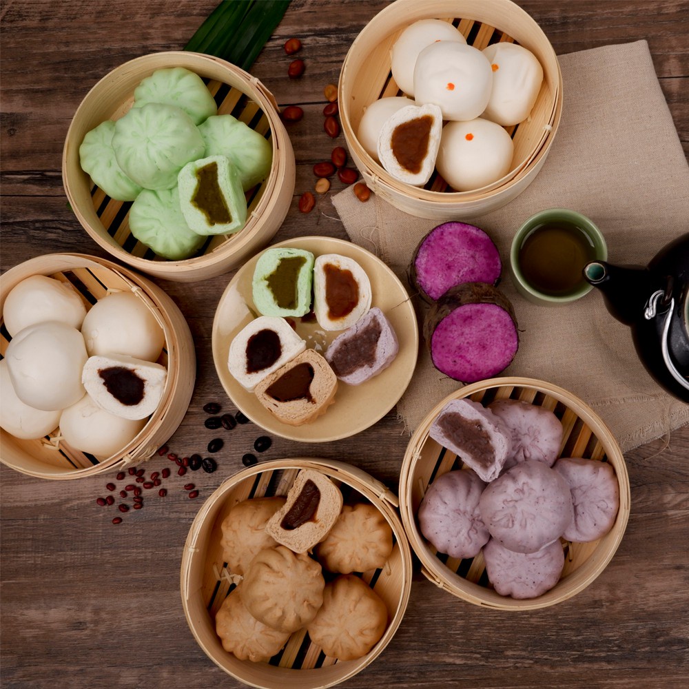 BÁNH BAO NHÂN CÀ PHÊ LIM KEE SINGAPORE 280G/ 8 bánh