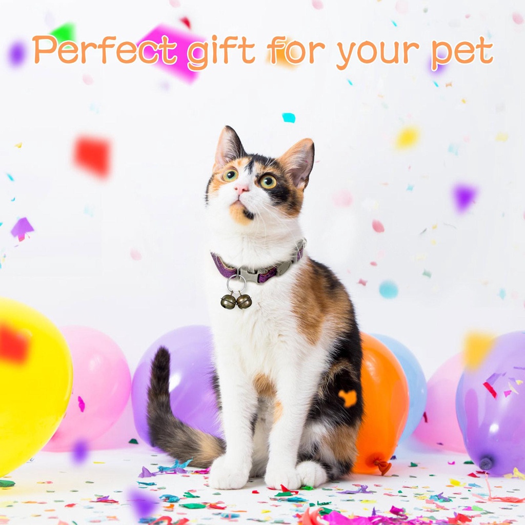 Chuông Nhỏ Bằng Đồng Thau Trọng Lượng Nhẹ Chống Gỉ Sét Có Thể Điều Chỉnh Cho Thú Cưng