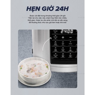 Nồi đa năng Sharp KN-MC90V-ST [Kèm 3 nồi sứ, khay hấp inox, giá đõ inox] - CheapMall