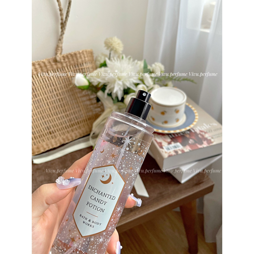Bodymist BBW hương Enchanted Candy Potion
