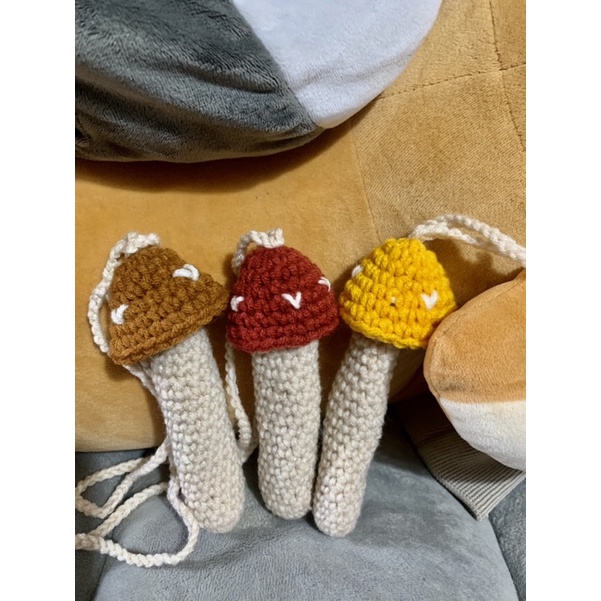 Túi đựng son len handmade