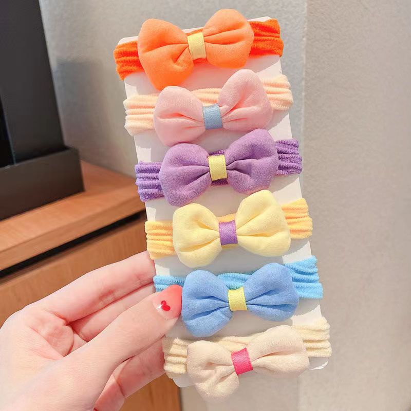 Dây Buộc Tóc Cao Su Co Giãn Tốt Thời Trang Xuân Hè Cho Bé Gái