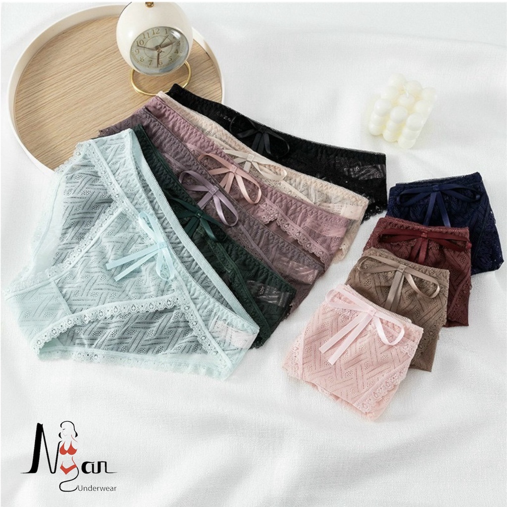 Quần lót nữ lưới thoáng mát sexy NGAN HOUSE - CHUYÊN ĐỒ LÓT