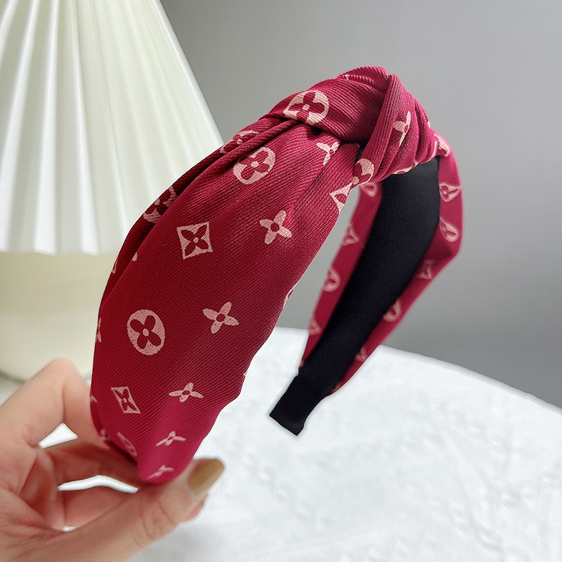 Băng Đô Dệt Kim Bản Rộng In Họa Tiết Hoa Phong Cách Châu Âu Cổ Điển Tươi Mới Cho Nữ