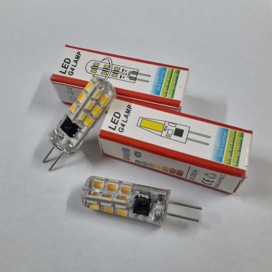 Bóng đèn ghim ngón G4 3W - 220V nhỏ gọn tiện dụng.