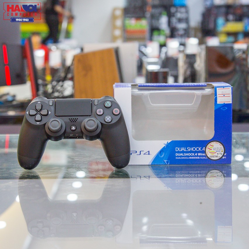 Tay cầm chơi game không dây PS4 Sony DUALSHOCK 4 Controller Đen chính hãng