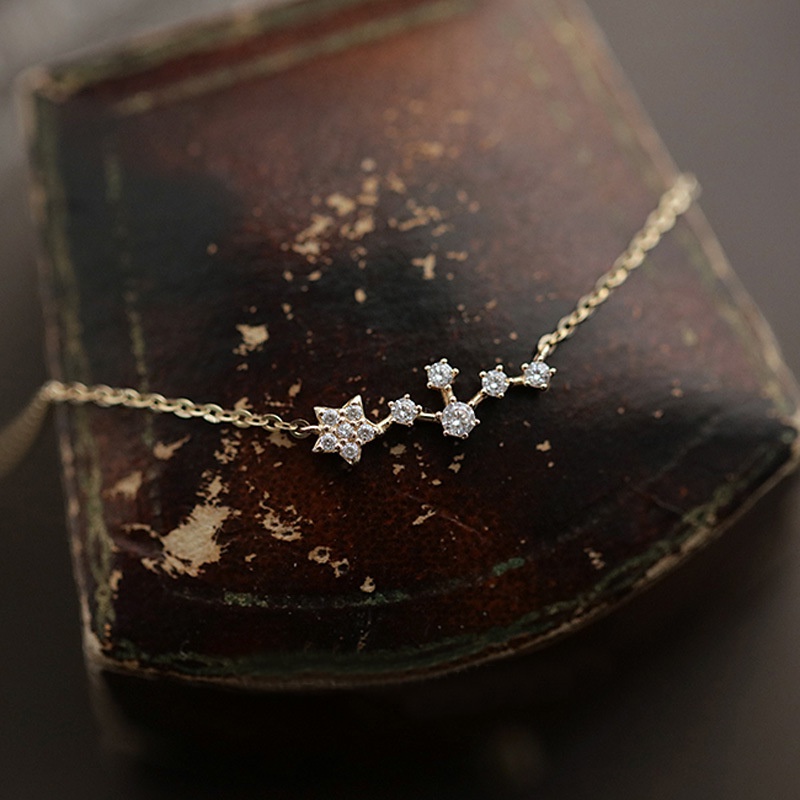 Dây chuyền nữ Silver, vòng cổ mạ vàng 14K bông hoa Flowers