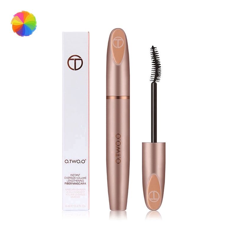 Mascara sợi tơ 3D O.TWO.O màu đen kháng nước chuốt mi dày hơn hiệu quả - Thỏ Beauty