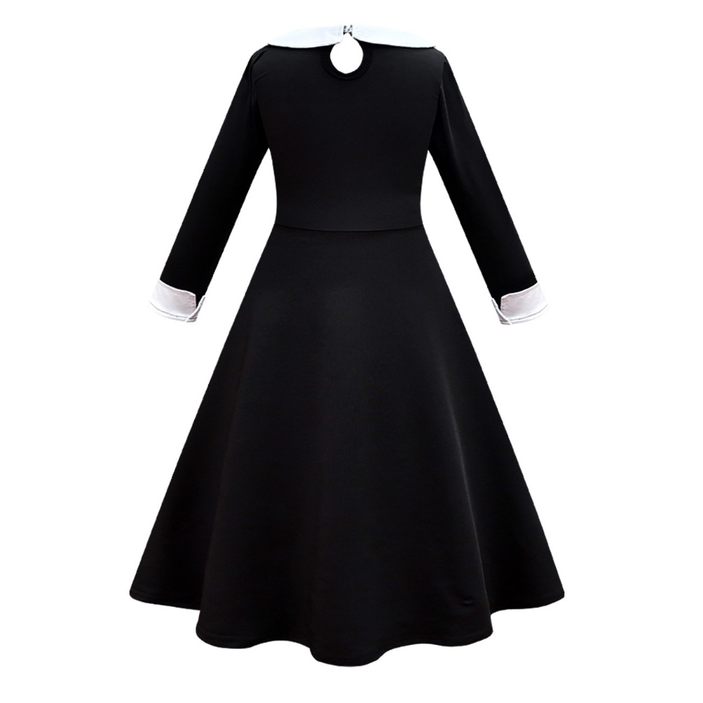 Đầm Hóa Trang Halloween Phong Cách Gothic Cho Bé Gái 3-12 Tuổi