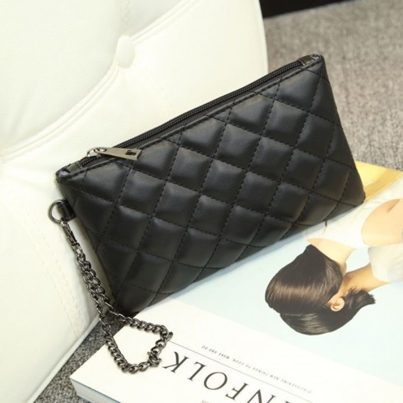 Ví Dài Đa Năng Có Khóa Kéo Đính Đá Thời Trang Dành Cho Nữ