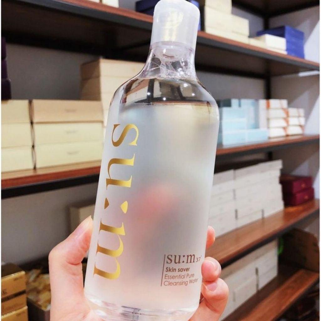 Nước tẩy trang Sum37 3 trong 1 - Su:m37° Skin Saver Essential Cleansing Water 100ml; 400ml