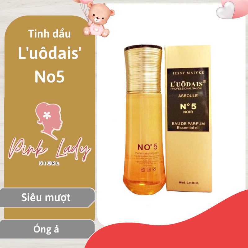Tinh dầu dưỡng tóc Luodais No5 80ML hương nước hoa quyến rũ Pink Lady Store
