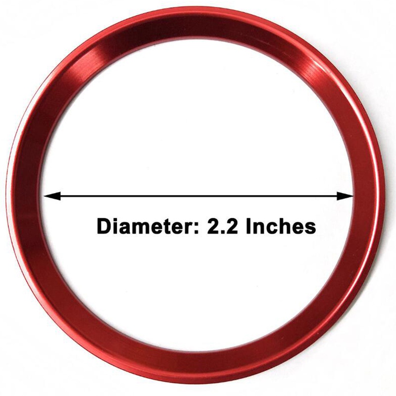 1 Viền Trang Trí Vô Lăng Màu Đỏ Cho Mercedes Benz C E CLA GLC GLE Class 2015 +