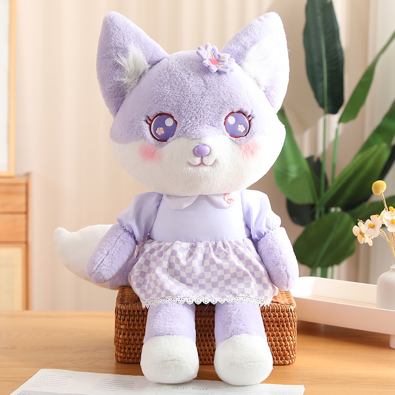 Công chúa cáo  Đồ chơi mềm  Búp bê fox dễ thương  Hoạt hình fox  Búp bê cáo mặc quần áo  Little fox fairy toy  Fox doll  Đồ chơi động vật  Quà tặng cô gái  Quà sinh nhật  Vật liệu mềm và thoải mái