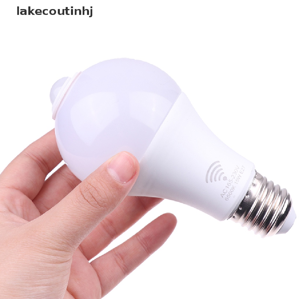 Bóng Đèn LED E27 PIR 5W 9W 15W Cảm Biến Chuyển Động