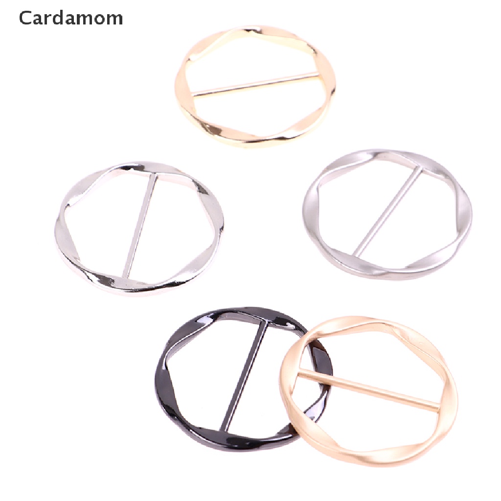 Kẹp Áo Thun Hình Tròn Thanh Lịch Có Khóa Cài Khăn Choàng