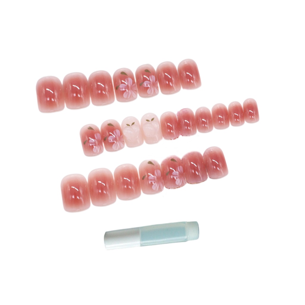 1 Bộ Móng Tay Giả Che Phủ Toàn Diện Dễ Dàng Tẩy Trang DIY