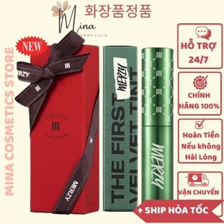 Merzy V6 vỏ Xanh Lá / Son Kem Lì Merzy Another Me The First Velvet Tint V6 Green Hàn Quốc