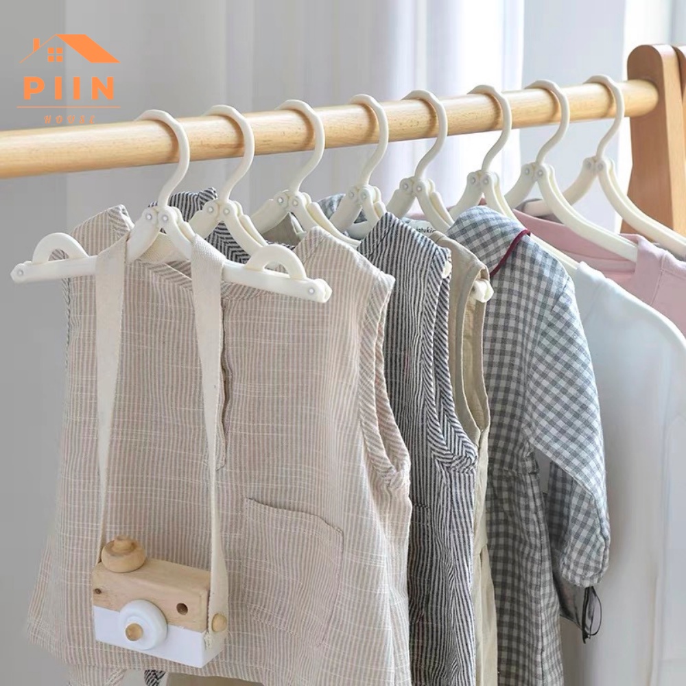 Móc Phơi Quần Áo Gấp Gọn Thông Minh Không Mất Form, Mắc Phơi Tiện Lợi - PIIN HOUSE