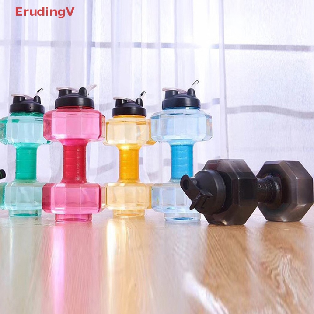 Bình Đựng Nước 2.2L Hình Quả Tạ Tiện Dụng Khi Tập Thể Hình