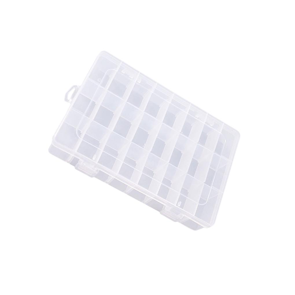 Hộp Trong Suốt 15 / 24 / 36 Ngăn Đựng Băng Keo Tiện Dụng