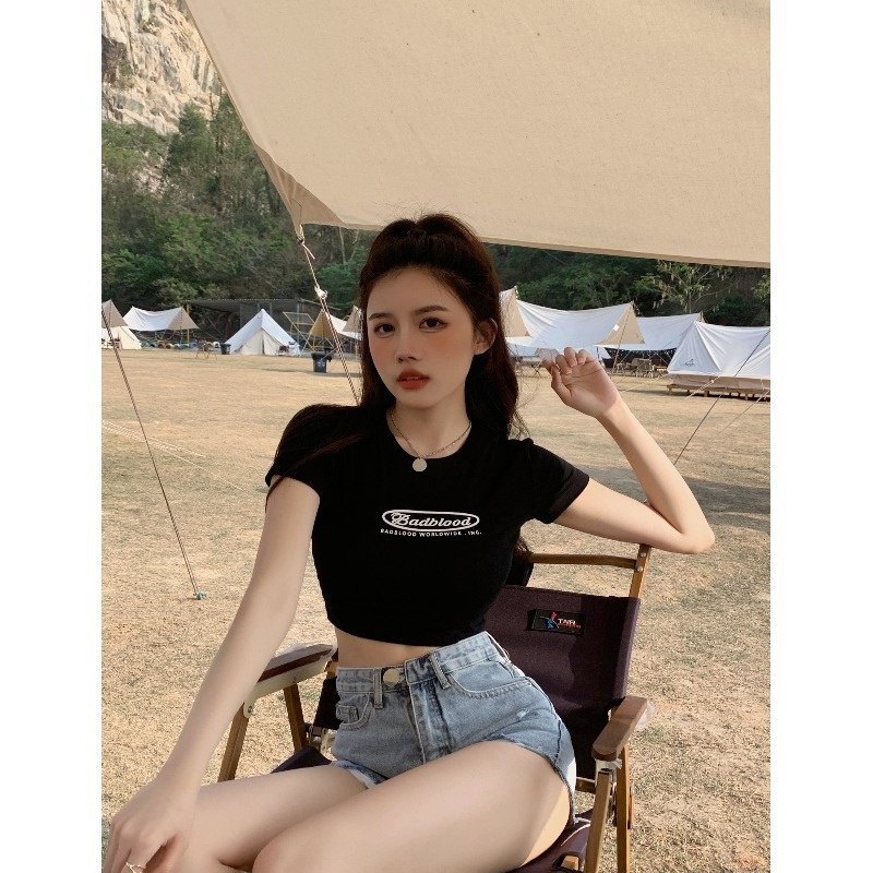 Áo Thun Tay Ngắn Thiết Kế Mới Thời Trang Mùa Hè Dành Cho Nữ