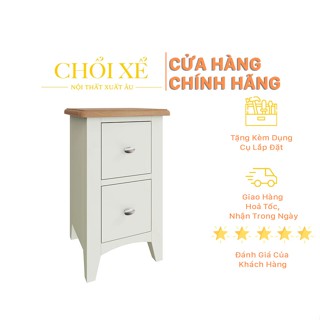 Tủ Đầu Giường Gabrielle Màu Trắng - Chổi Xể