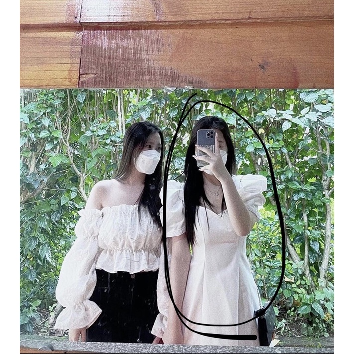 váy tay bồng sz S